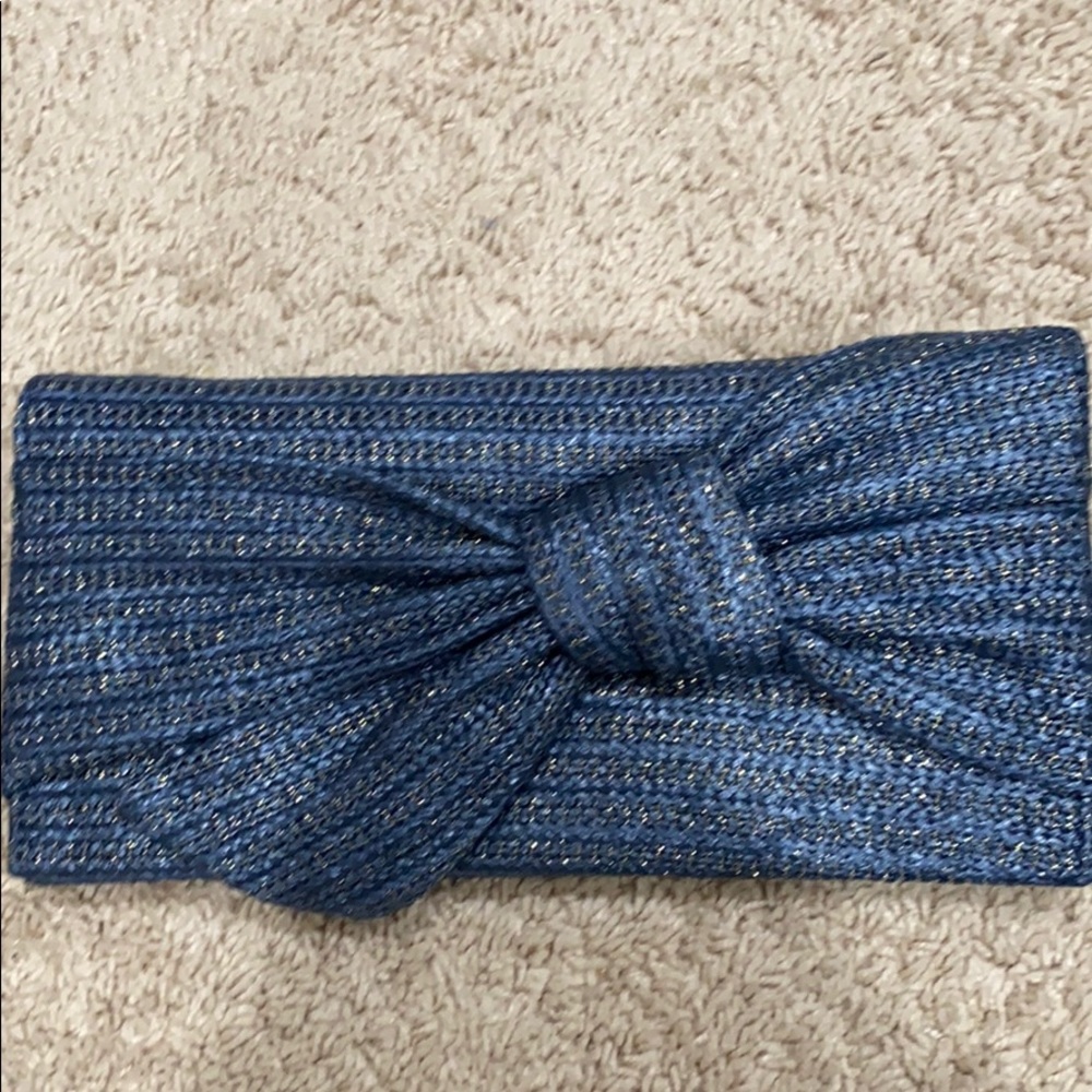 Blue and Gold INC clutch BRAND NEW